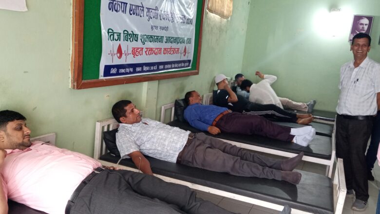 नेकपा एमाले गुल्मी रुपन्देही सम्पर्क मञ्चले गरेयो पुण्यकाम