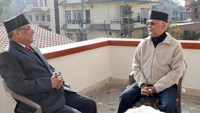 <a>प्रधानमन्त्री प्रचण्ड-ओलीको भेटपछि आज उच्चस्तरीय राजनीतिक संयन्त्रको बैठक बस्दै</a>