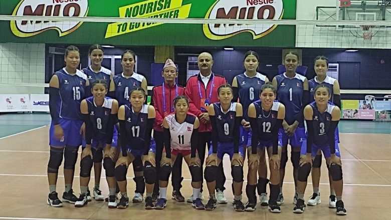 काभा यु-२० महिला भलिबल च्याम्पियनसिपमा नेपालले आज माल्दिभ्ससँग खेल्दै