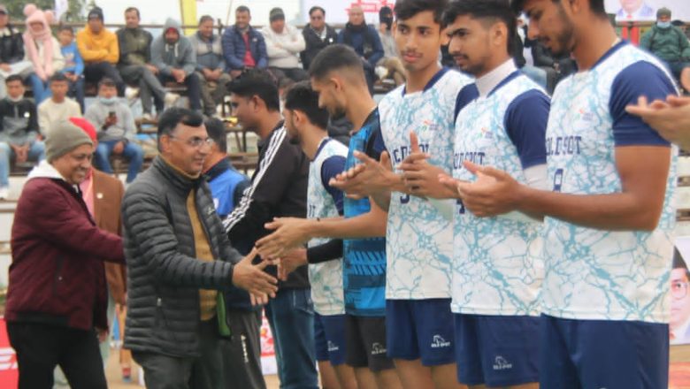 मदन भण्डारी गोल्डकप भलिबल खेलमा आज गुजरातको जित