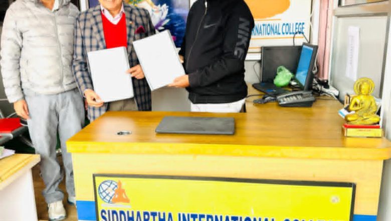 बुटवलको तिनाउ हस्पिटल र सिद्धार्थ इन्टरनेसनल कलेज बीच स्वास्थ्य सम्झौता