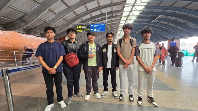अन्तर्राष्ट्रिय गणित ओलम्पियाडका लागि गुल्मीका मरासिनी सहितको टोली तुर्कमेनिस्तान प्रस्थान