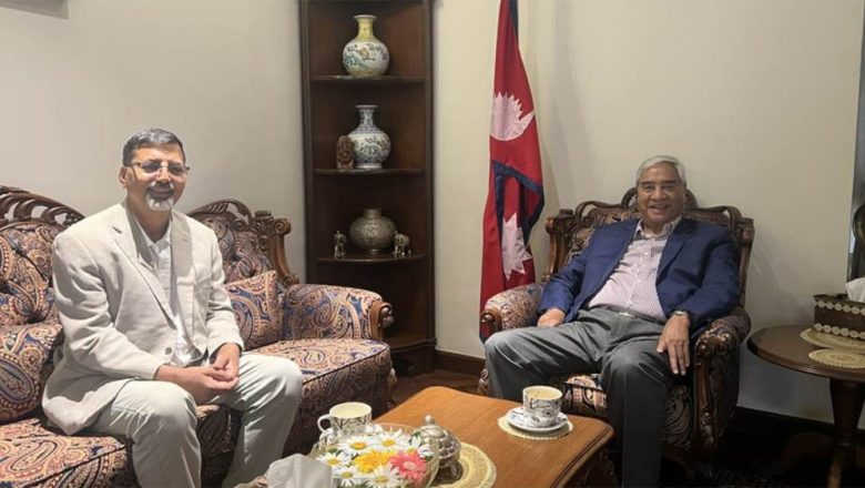 कांग्रेस सभापति देउवा र माओवादी उपमहासचिव शर्माबीच भेटवार्ता