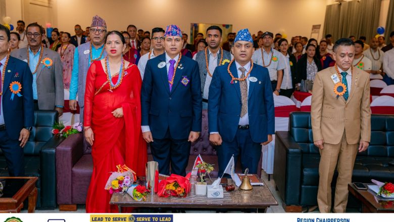 लायन्स क्लब द्वारा संयुक्त इण्डक्सन तथा मेगा इन्स्टलेशन कार्यक्रम सम्पन्न