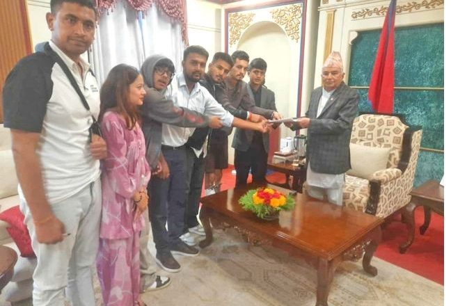 जेनजी वार्ता टोलीले राष्ट्रपतिलाई बुझायो ८ बुँदे माग