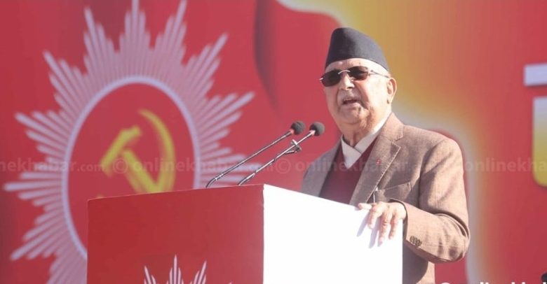 अहिलेको सरकारलाई चुनाव गराउने अधिकार छैन : ओली