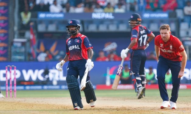क्रिकेटको ‘जन्मदाता’ इंग्ल्यान्डसँग नेपालको सानदार खेल, ४ रनको साँघुरो हार