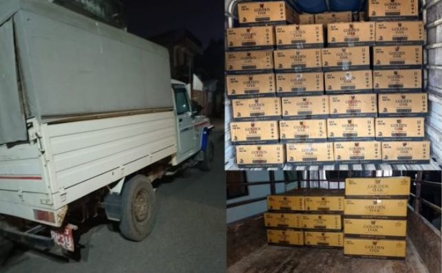 बुटवलमा बिलविहीन १० लाख बढीको मदिरा बरामद, दुई सवारीसाधनसहित नियन्त्रणमा