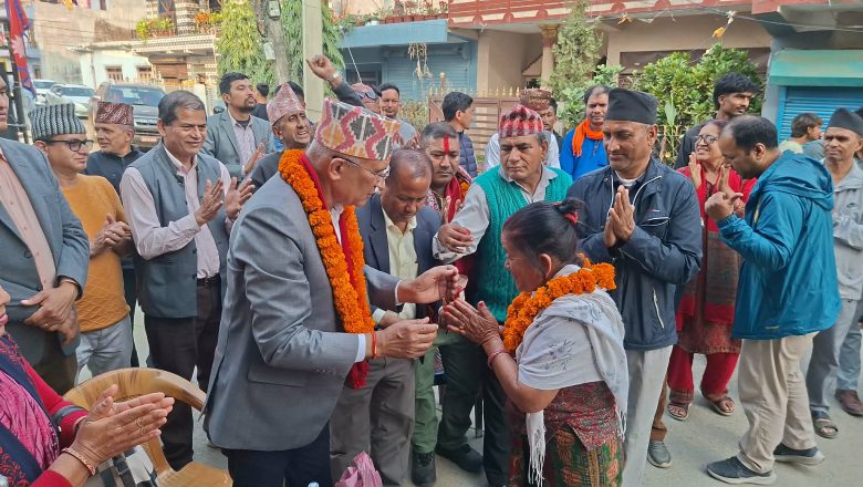 सैनामैनालाई व्यवस्थित, आधुनिक र सांस्कृतिक पहिचानसहितको नमूना शहर बनाउने एमाले उपाध्यक्ष पौडेलको प्रतिवद्धता