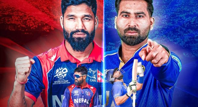 नेपाल र युएईबीचको दोस्रो टी-२० खेल आज हुदै