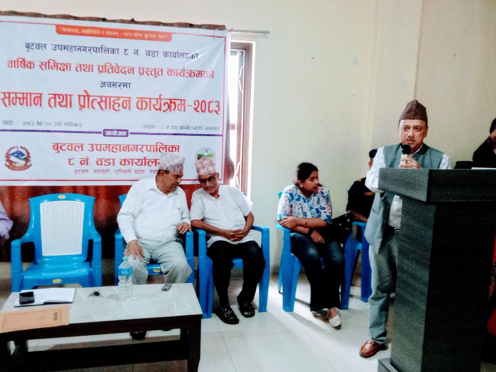विकास,सम्बृद्धि र सुशासनमा उल्लेख काम भएका छन् : बुनपा ८का वडाध्यक्ष पंगेनी