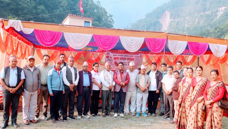 चन्द्रकोट गाउँपालिका गुल्मीमा १ दिनमै १ सय ४१ जनाले गरे रक्तदान