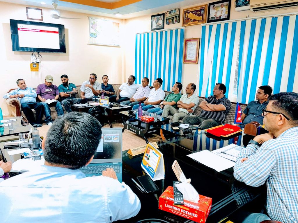 उद्योग संघमा प्रदेशस्तरीय प्राविधिक,व्यावसायिक तालिम सम्बन्धी अन्तरक्रिया तथा भेटघाट कार्यक्रम