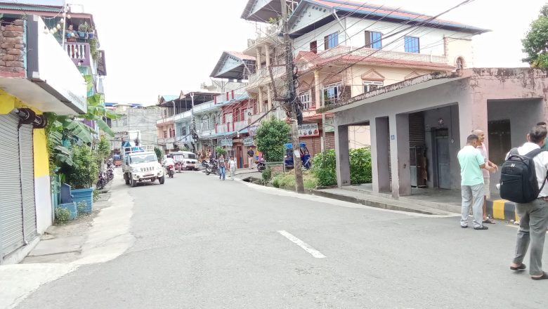 बुटवलको मिलन पथ सडक विस्तारमा स्थानीयको अवरोध
