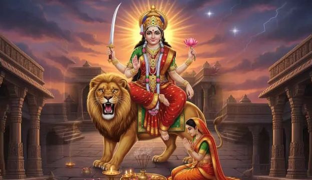 बडादशैं: आज नवरात्रको छैटौँ दिन, कात्यायनी देवीको विशेष पूजा–आराधना गरिँदै