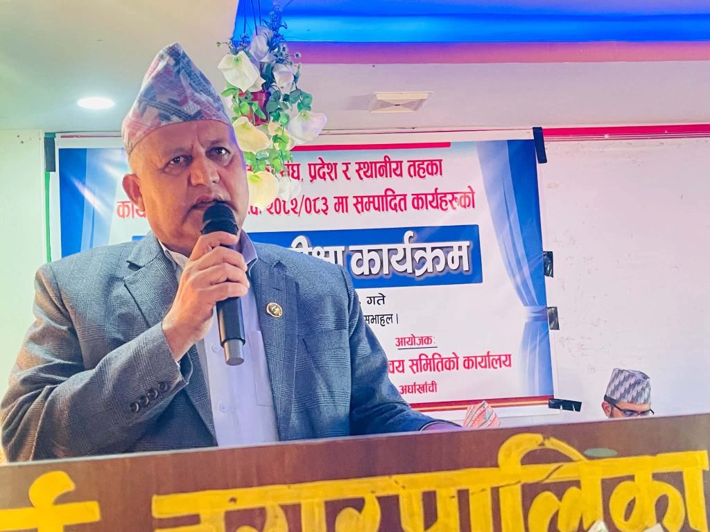 समग्र लुम्बिनीको विकासलाई प्राथमिकतामा राखेर काम भइरहेको छः मुख्यमन्त्री आचार्य